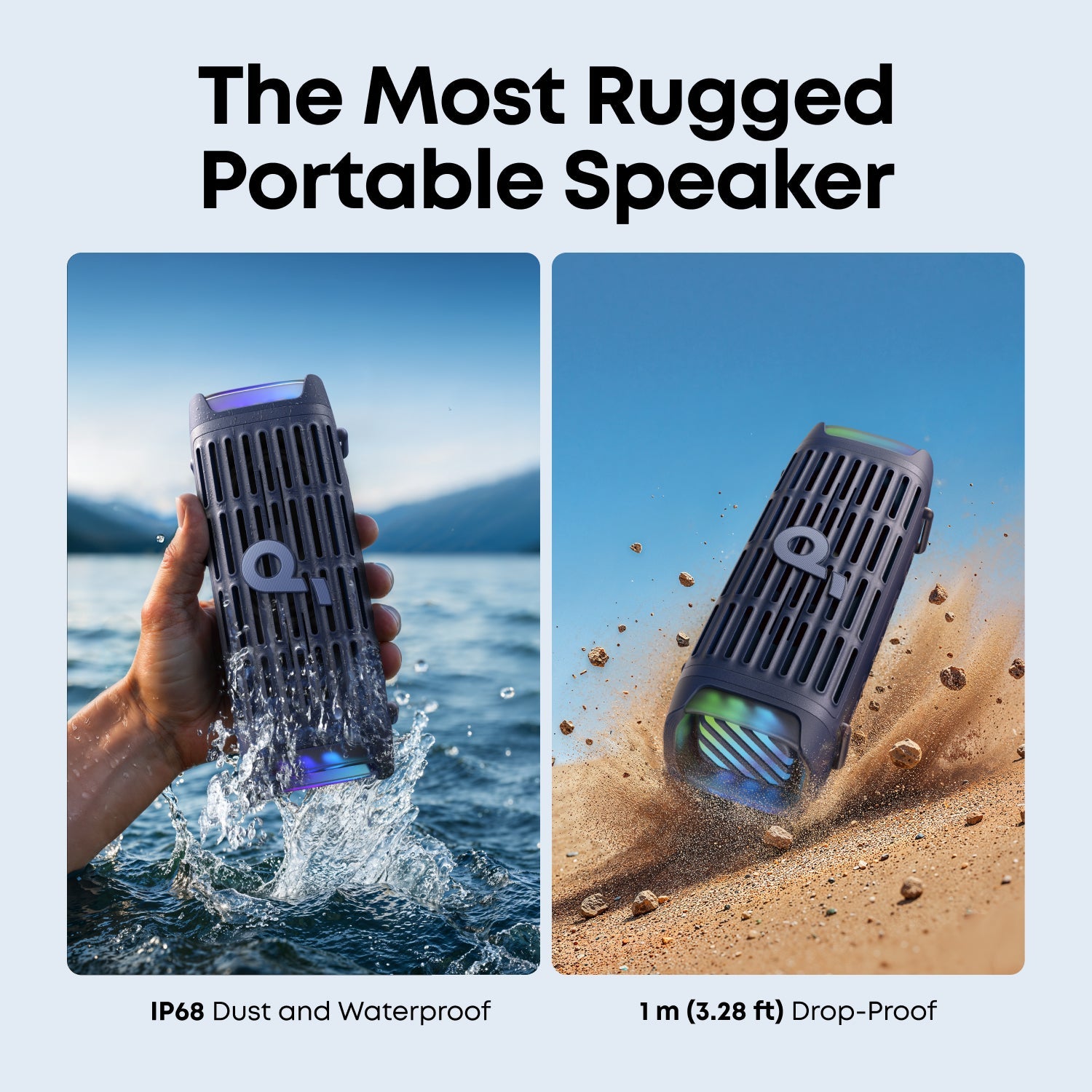 soundcore Boom 3i Adventure Set Bluetooth Speaker, Black - official product image