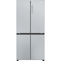 Haier Cube 83 Series American Fridge Freezer – Silver | HCR3818ENMG Haier Fridge Freezer Euronics Ireland