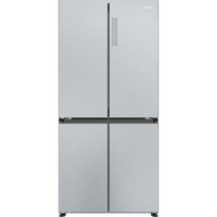 Haier Cube 83 Series American Fridge Freezer – Silver | HCR3818ENMG Haier Fridge Freezer Euronics Ireland