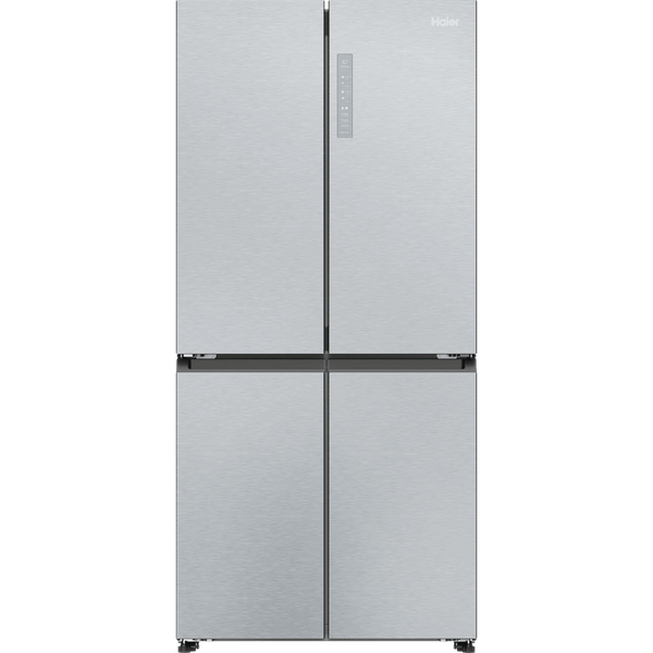 Haier Cube 83 Series American Fridge Freezer – Silver | HCR3818ENMG