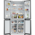 Haier Cube 83 Series American Fridge Freezer – Silver | HCR3818ENMG Haier Fridge Freezer Euronics Ireland