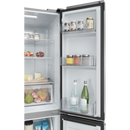 Haier Cube 83 Series American Fridge Freezer – Silver | HCR3818ENMG Haier Fridge Freezer Euronics Ireland