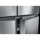 Haier Cube 83 Series American Fridge Freezer – Silver | HCR3818ENMG Haier Fridge Freezer Euronics Ireland