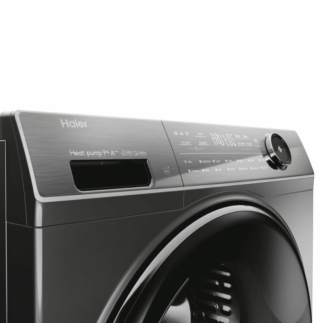 Haier I-Pro Series 7 Plus 9kg Heat Pump Tumble Dryer | HD90-A3Q979RU1UK Haier Tumble Dryer Euronics Ireland