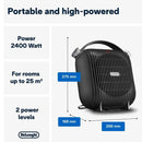 De’Longhi Capsule Hobby Fan Heater 2.4 kW | HFS30C24.DG