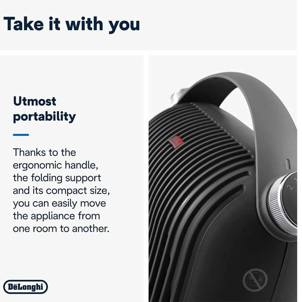 De’Longhi Capsule Hobby Fan Heater 2.4 kW | HFS30C24.DG