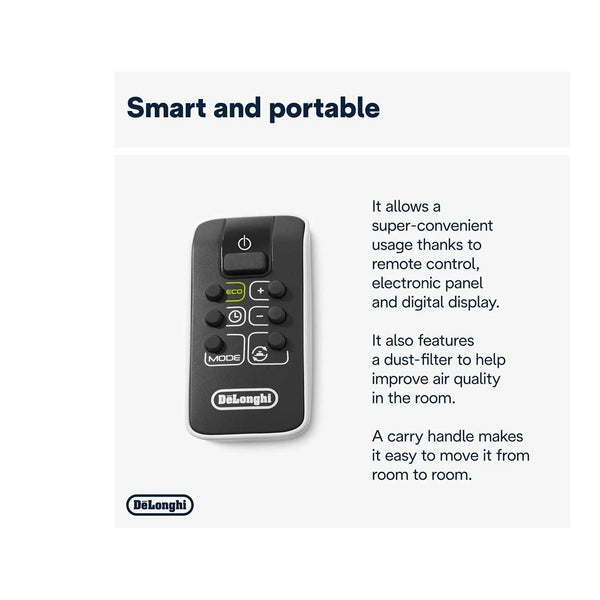 De’Longhi Tower Ceramic Fan Heater 2 kW | HFX65V20
