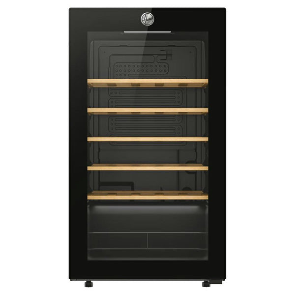 Hoover H-WINE 500 34 Bottle Freestanding Wine Cooler - Black - product view