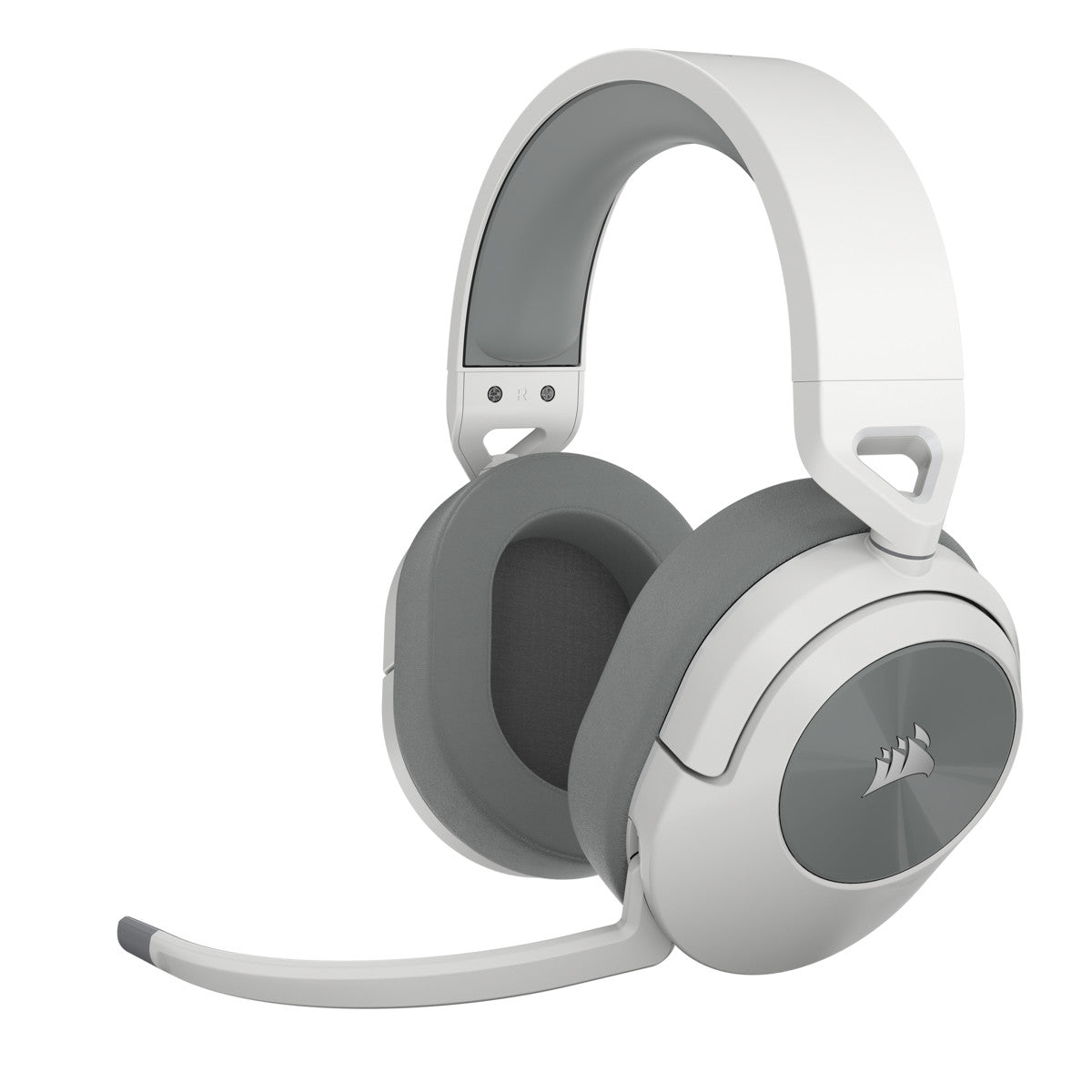 Corsair HS55 Wireless Gaming Headset - White - front view