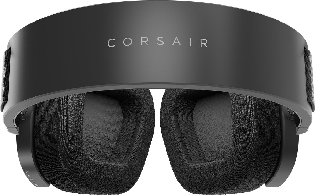 Corsair HS80 Max Wireless Gaming Headset - Steel Grey - headband and ear cups