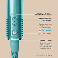 Shark Glossi 2-in-1 Hot Tool & Air Glosser Brush Juniper product image