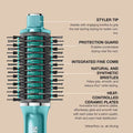 Shark Glossi 2-in-1 Hot Tool & Air Glosser Brush Juniper product image