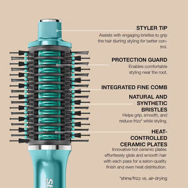 Shark Glossi 2-in-1 Hot Tool & Air Glosser Brush Juniper product image