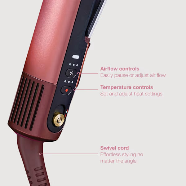 Shark SilkiPro Straight Hair Straightener & Dryer with Case Rose Petal product image