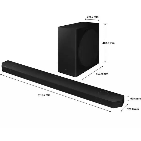 Samsung 360W 5.1.2 Wireless Sound Bar With Subwoofer | HW-Q800C/XU