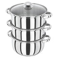 Judge HX04 22cm 3 tier glass lid steamer set product image 3