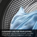 Haier X Series 5 10kg 1400 rpm Washing Machine - Graphite - Pillow Drum fabric care