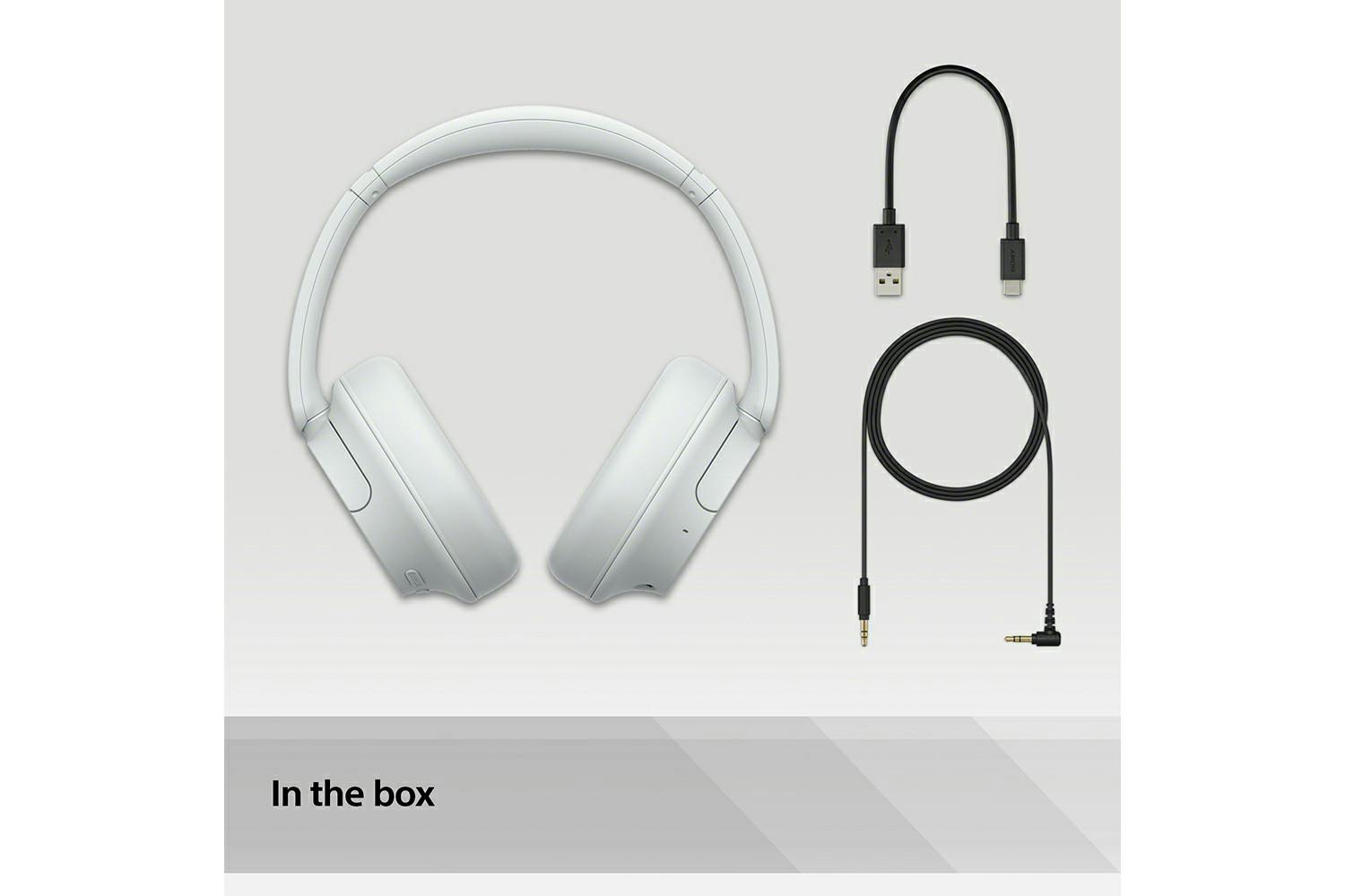 Sony WH-CH720N Over-Ear Wireless Noise Cancelling Headphones – White | WHCH720NW.CE7