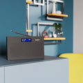 Majority Histon Portable DAB/FM Radio, Black - official product image