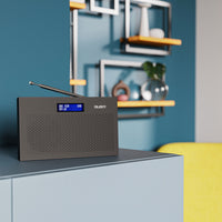 Majority Histon Portable DAB/FM Radio, Black - official product image