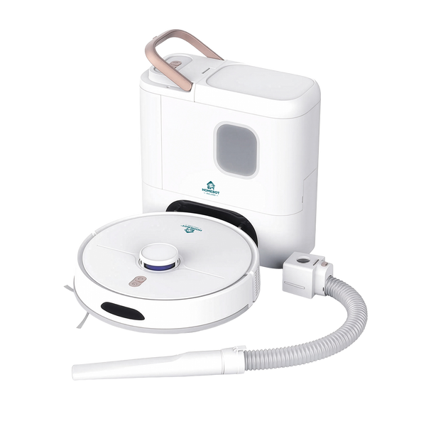 Homebot Nozzie 4-in-1 6000Pa Self-Emptying Robot Vacuum & Mop | HB-RV-NOZ-IE