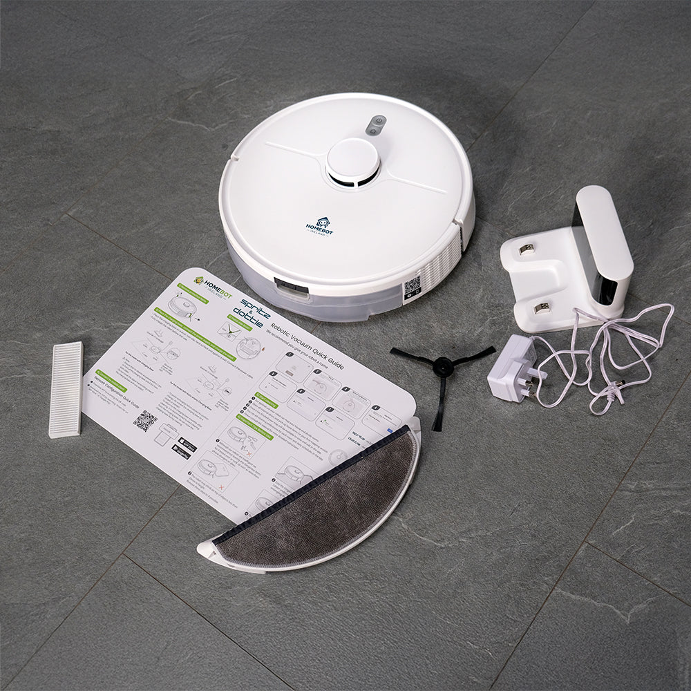 Homebot Spritz 2-in-1 4000Pa Robot Vacuum and Mop with App Control | HB-RV-SPR-IE