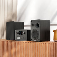 Majority Homerton Hi-Fi Internet Radio Music System, Black - official product image