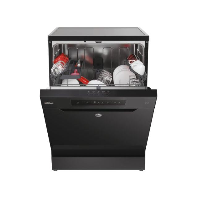 Hoover Black 13 Place Free Standing Dishwasher | HF3C7L0B-80