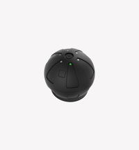 Hyperice Hypersphere Go black massage ball — alternate angle