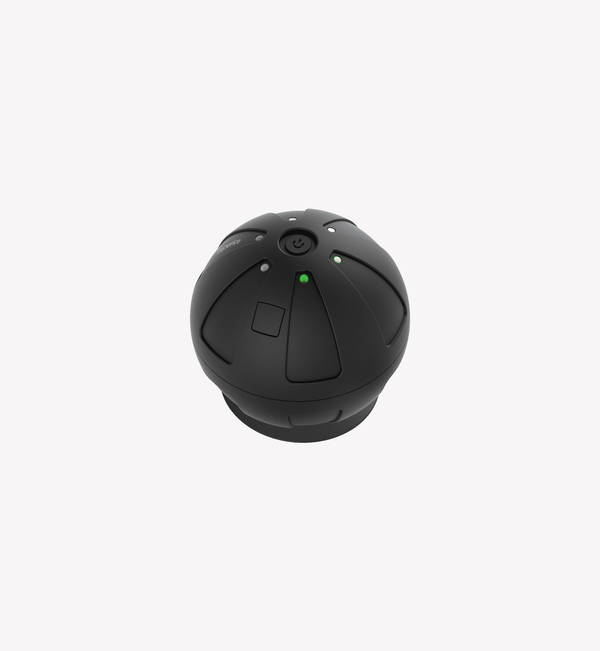 Hyperice Hypersphere Go black massage ball — alternate angle