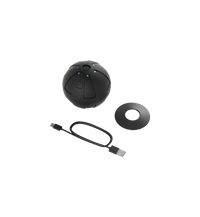 Hyperice Hypersphere Go black massage ball — additional angle