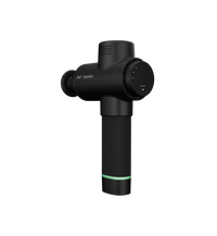 Hyperice Hypervolt 2 black massage gun — alternate angle