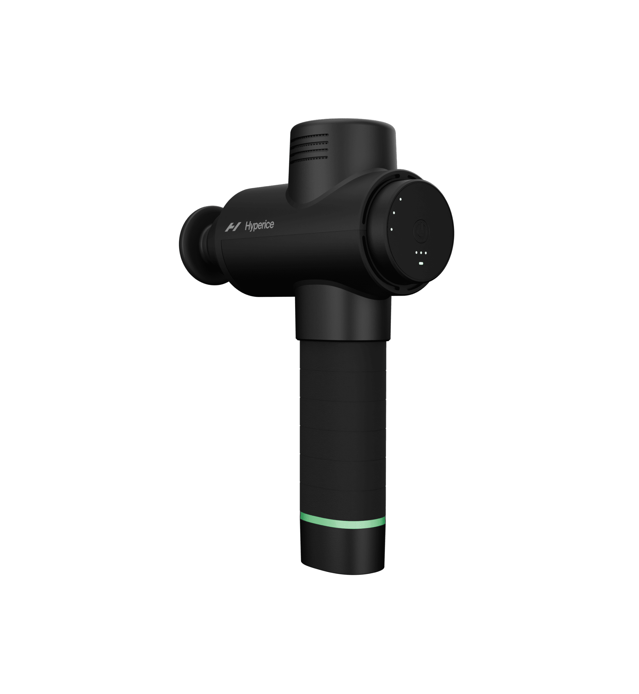 Hyperice Hypervolt 2 black massage gun — alternate angle