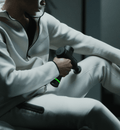 Hyperice Hypervolt 2 black massage gun — additional angle