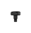 Hyperice Hypervolt Heated Head Attachment, black, standalone hero product view