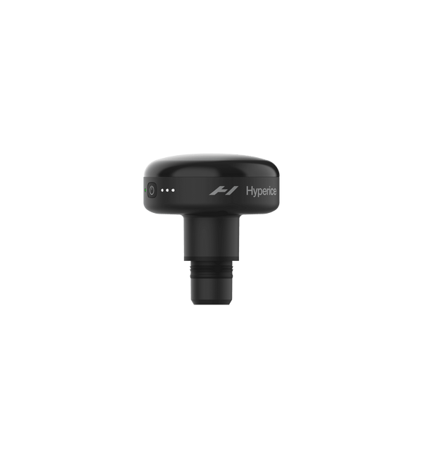 Hyperice Hypervolt Heated Head Attachment, black, standalone hero product view