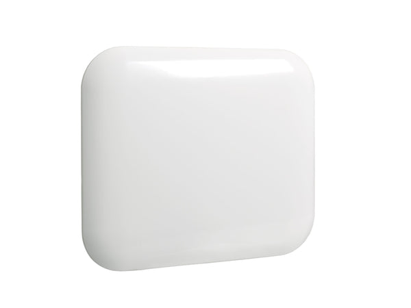 Mill Invisible 250W Panel Heater - White - angled view