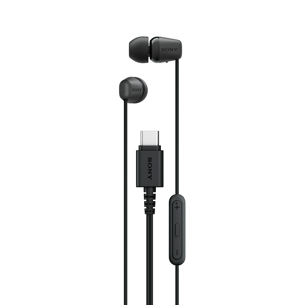Sony IER-EX15C USB-C Wired In-Ear Earphones - Black - official product image