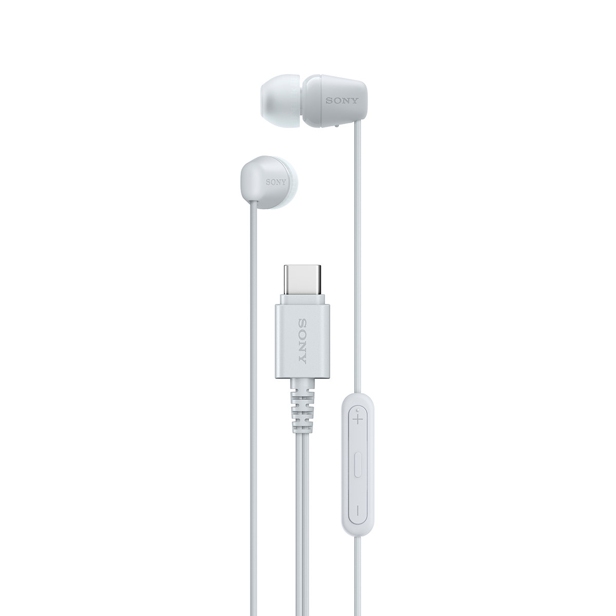 Sony IER-EX15C USB-C Wired In-Ear Earphones - White - official product image