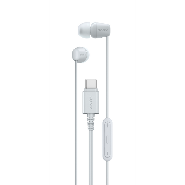 Sony IER-EX15C USB-C Wired In-Ear Earphones - White - official product image