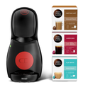 Nescafé DolceGusto Piccolo XS Pod Coffee Machine by De'Longhi - Value Bundle - Black