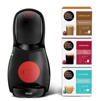 Nescafé DolceGusto Piccolo XS Pod Coffee Machine by De'Longhi - Value Bundle - Black