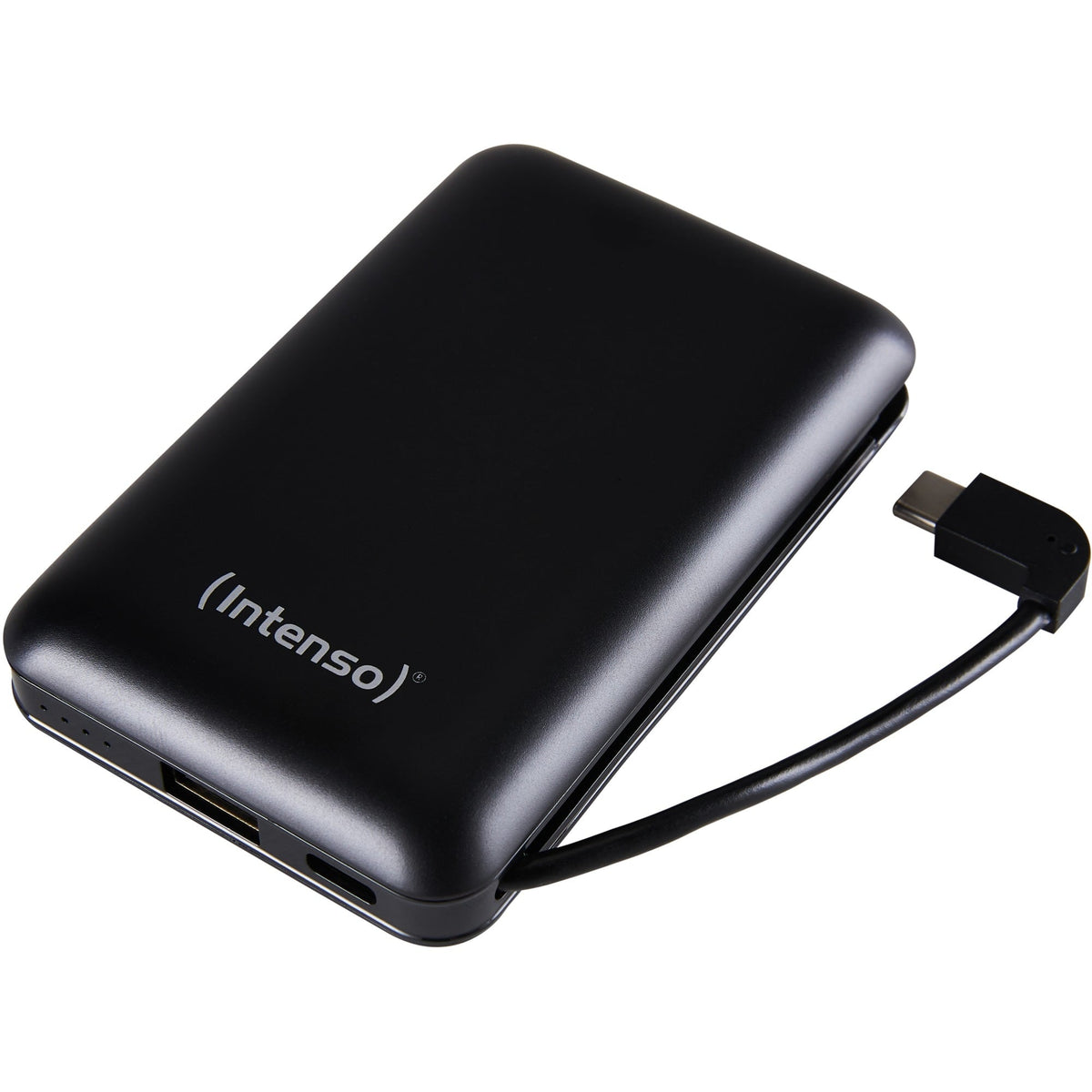 Intenso XC10000 10000mAh Power Bank with Built-in USB-C Cable - Black - view 4