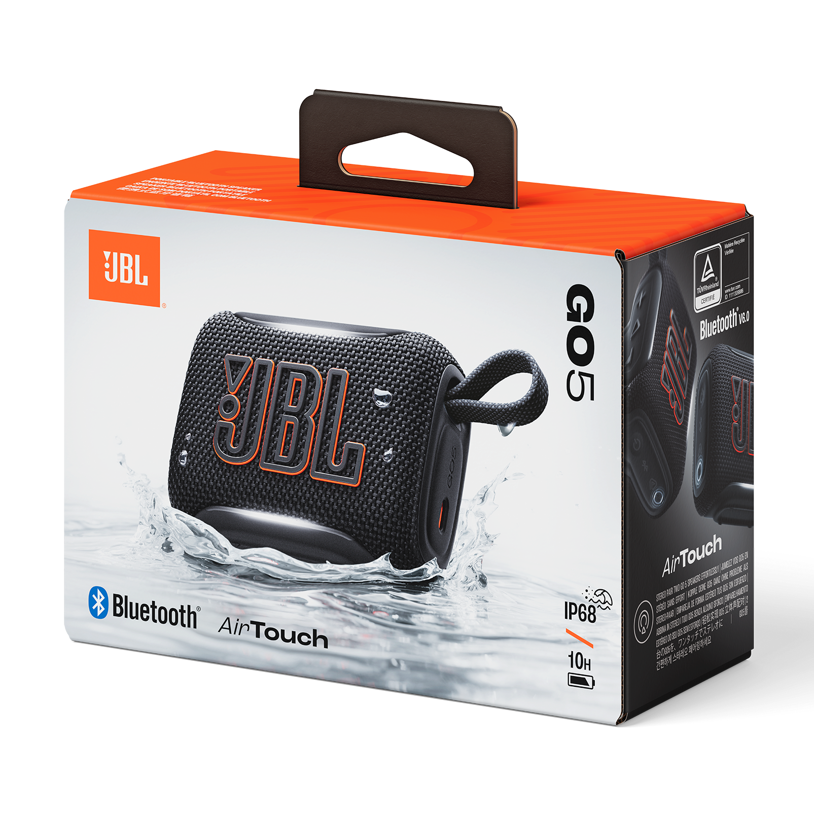 JBL Go 5 Portable Bluetooth Speaker Black product image
