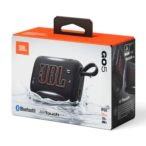 JBL Go 5 Portable Bluetooth Speaker Black product image