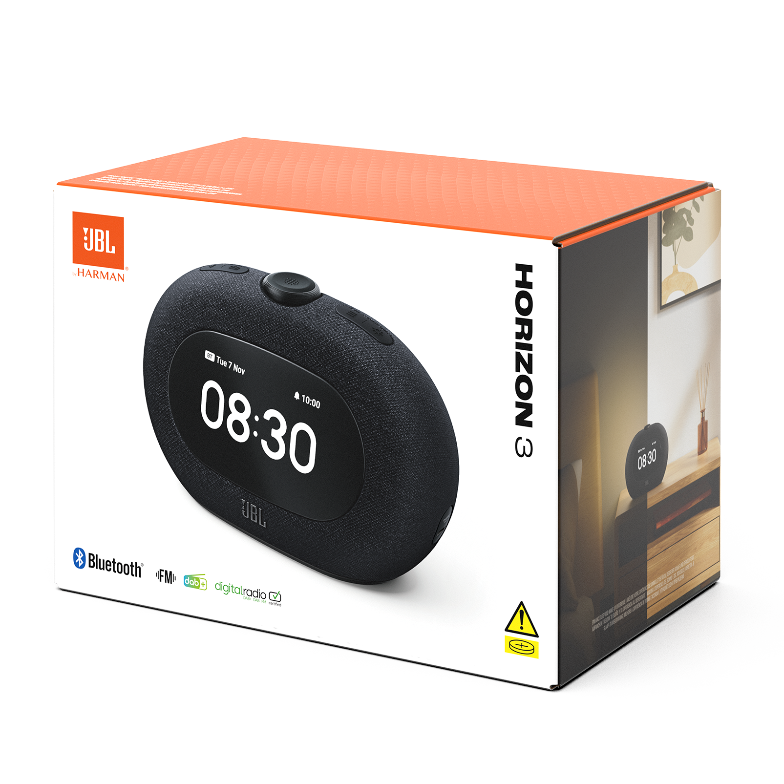 JBL Horizon 3 DAB+/FM Bluetooth Clock Radio product image