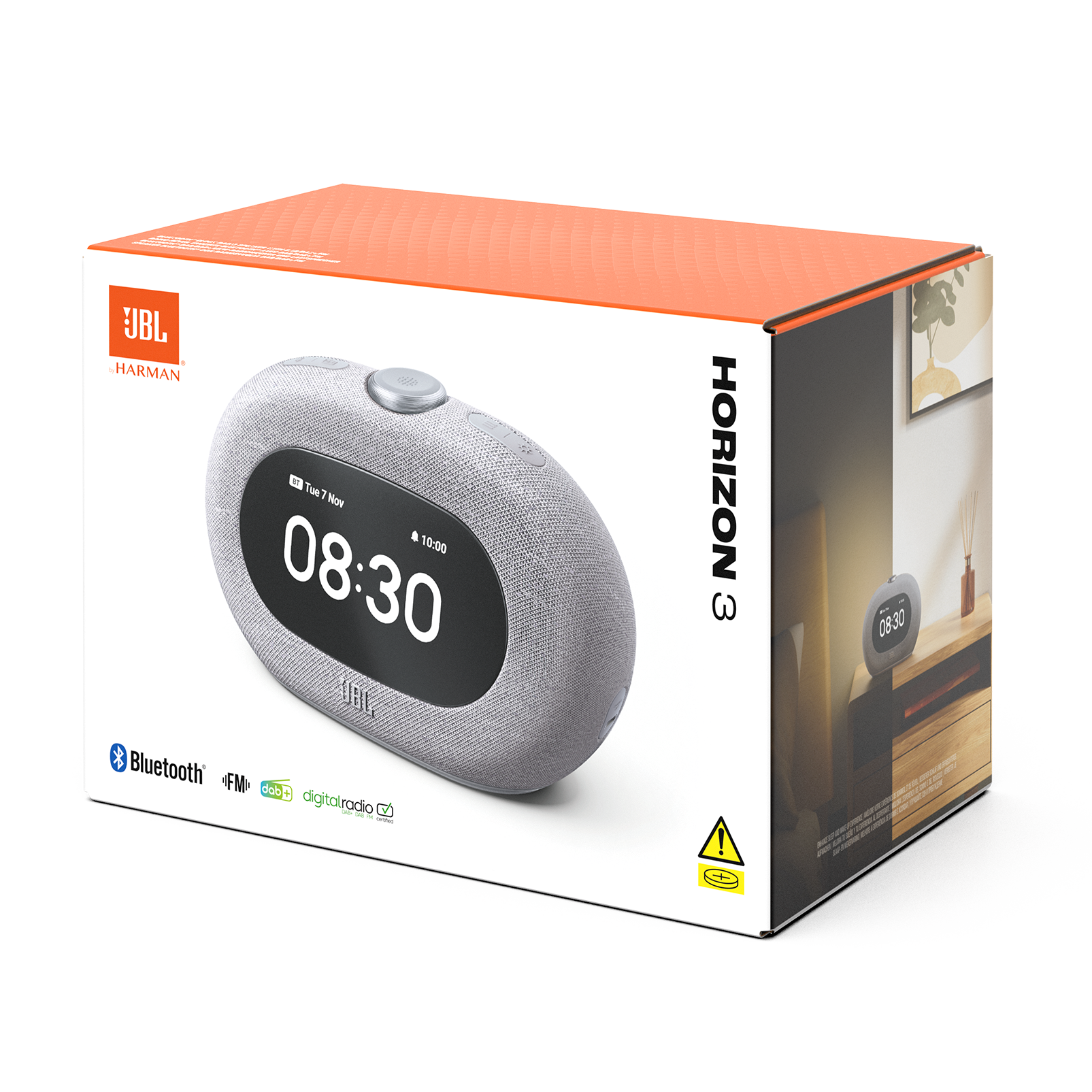 JBL Horizon 3 DAB+/FM Bluetooth Clock Radio product image