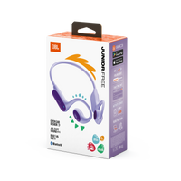 JBL Junior Free Kids Wireless Open-Ear Headphones Purple product image