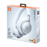 JBL Live 780NC Wireless Over-Ear Noise-Cancelling Headphones White product image