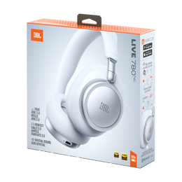 JBL Live 780NC Wireless Over-Ear Noise-Cancelling Headphones White | JBLLIVE780NCWHT